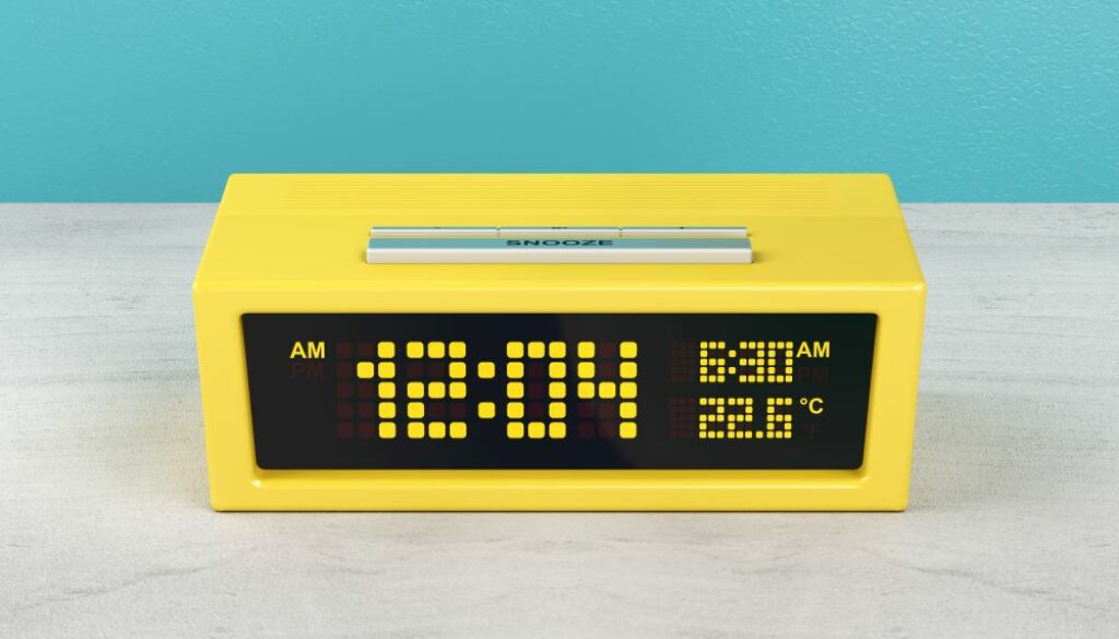 alarm clock digital